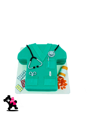 Doktor Temalı Pasta