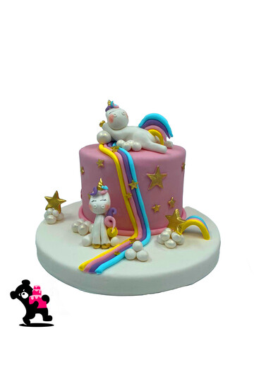 Unicorn Temalı Pasta