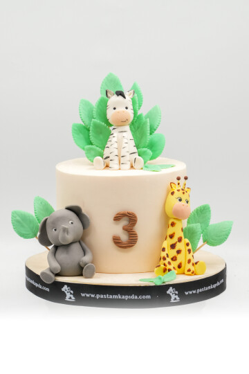 SAFARİ TEMALI BUTİK PASTA