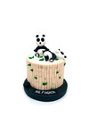 Bambu ve Panda Temalı Pasta