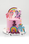 MY LİTTLE PONY TEMALI BUTİK PASTA