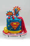 SÜPERMAN TEMALI BUTİK PASTA